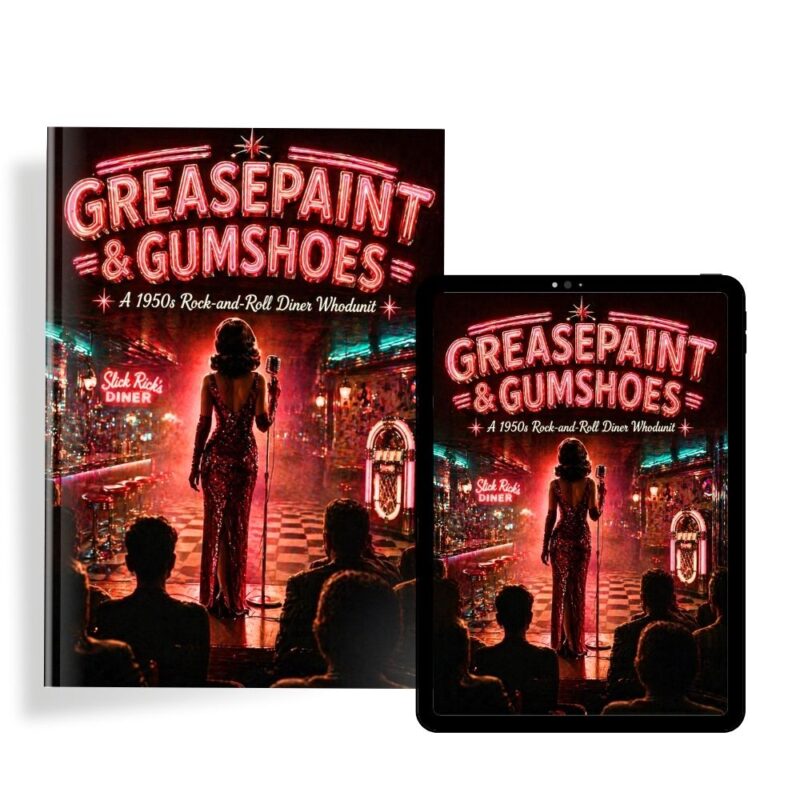 1950s Rock and Roll Diner Murder Mystery Game 4-30 Players Adults and Teens